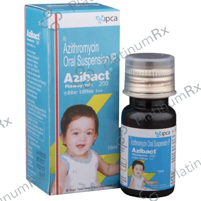 Azibact 100mg Readymix Oral Suspension 15ml: Uses, Side Effects, Price ...