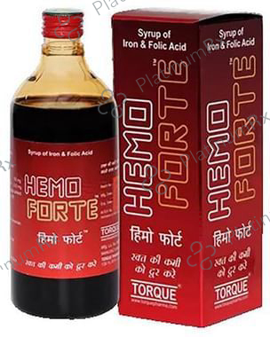 Hemoforte Iron & Folic Acid Syrup For Blood Enhancement 100 Syrup: View ...